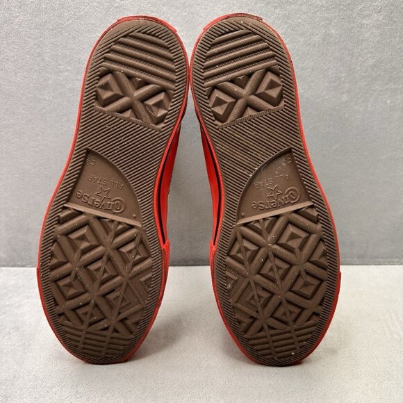 Converse Black and Red High-Top Sneakers - Picture 7 of 8